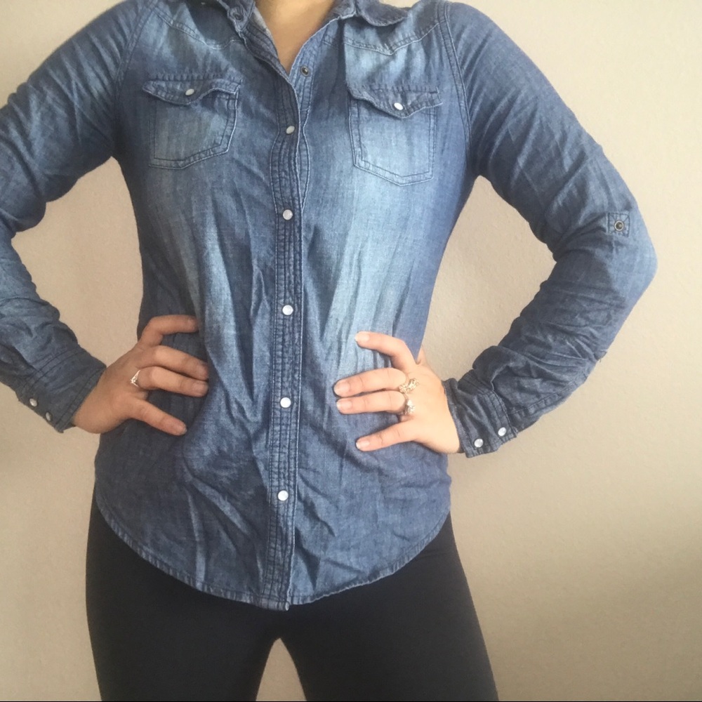 Denim button down - Picture 5 of 5